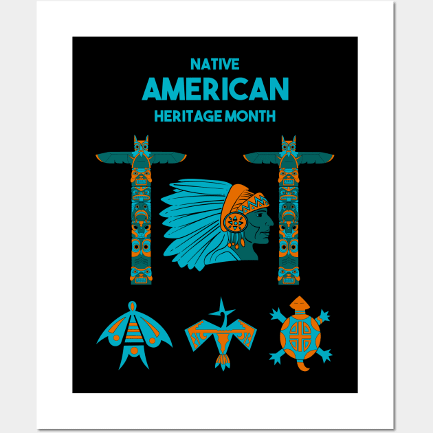 National Native American Heritage Month Wall Art by Oiyo